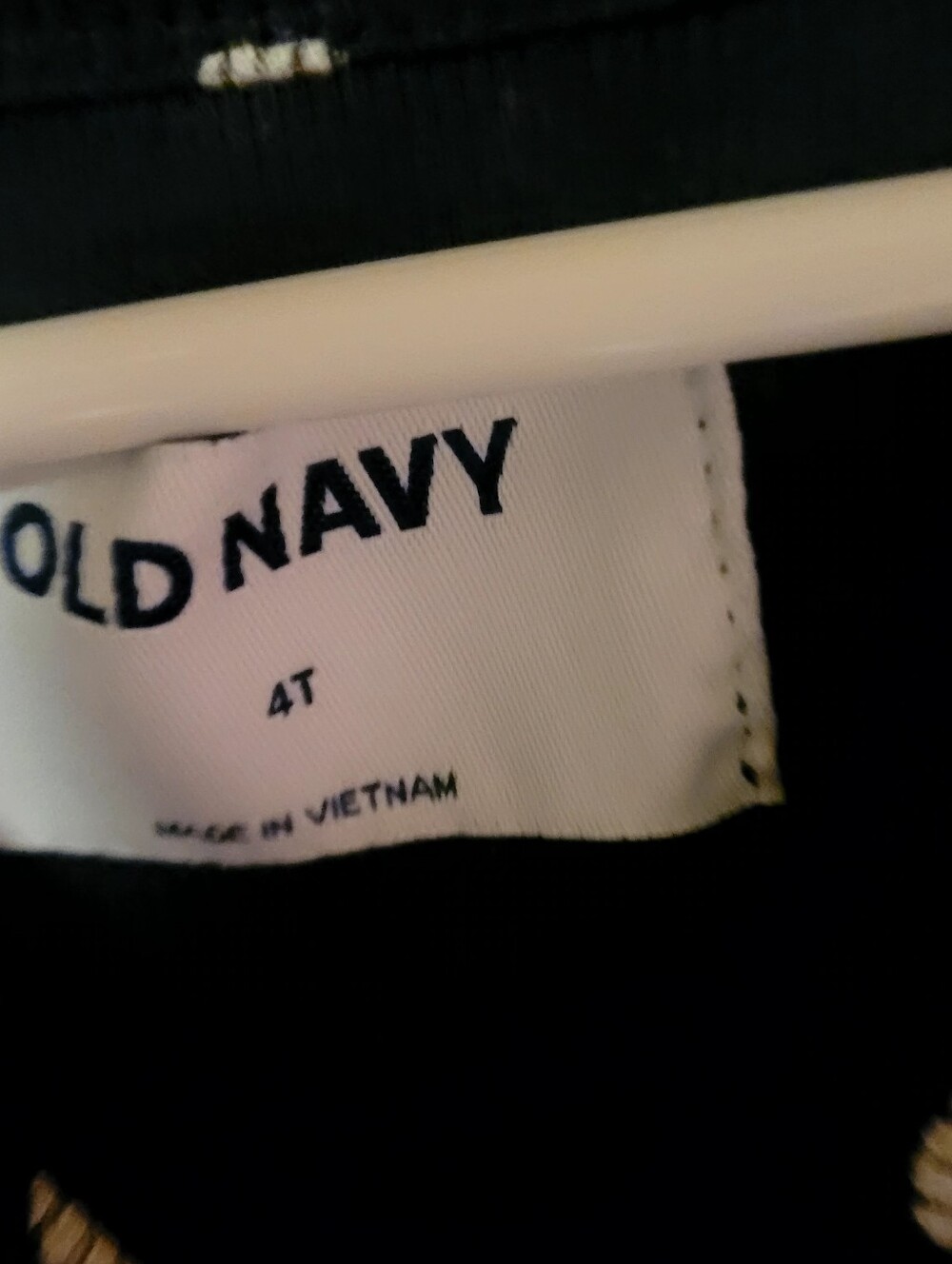 Old Navy Little Girl's Dress, Size 4T. Navy With White Polkadots - Picture 4 of 6